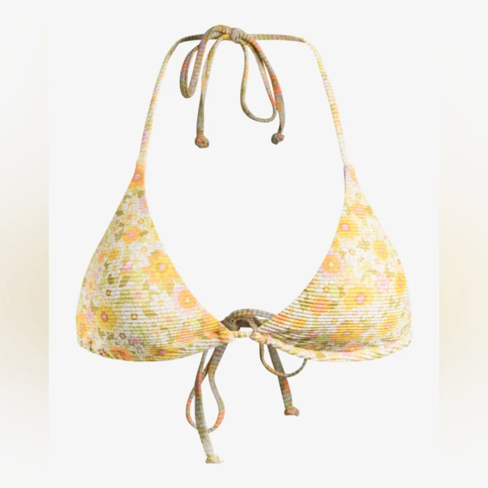 🌞BILLABONG SUN WORSHIPPER TANLINES TRIANGLE BIKINI TOP SIZE M/10